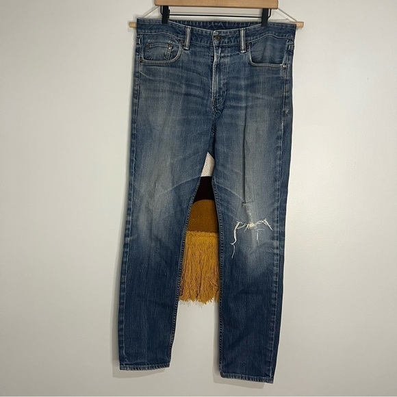 Bonobos Blue Athletic Jeans 35W - Picture 1 of 6